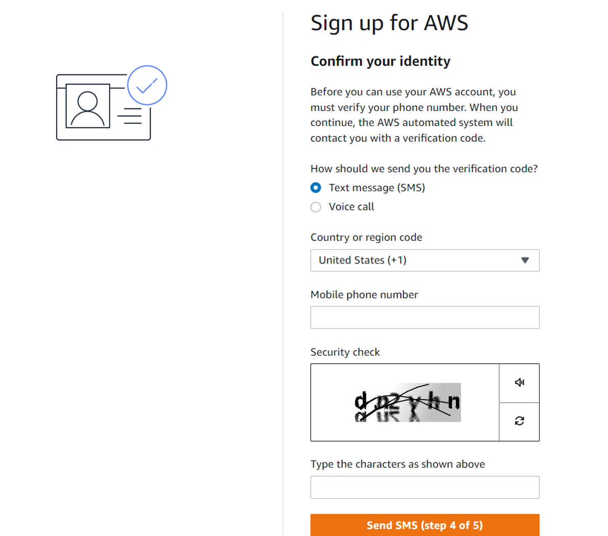 Confirm your identity